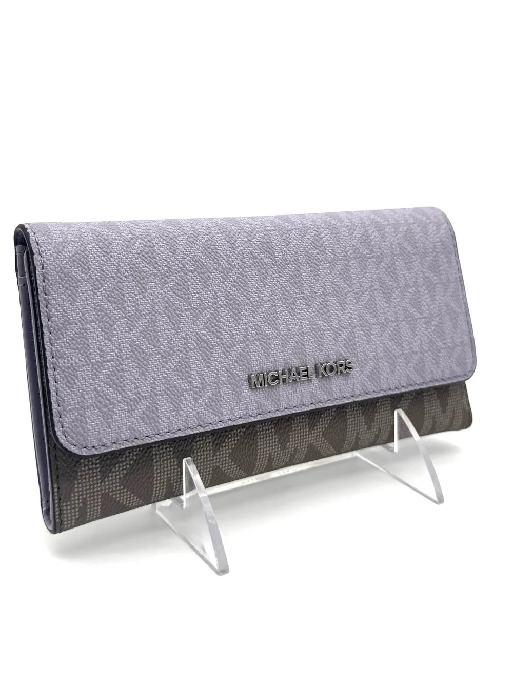 Michael Kors Large Jet Set Travel Trifold Wallet - Lilac